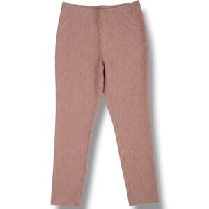 A New Day Women’s brown shades Ribbed High Rise Slim Fit Ankle Leggings – New